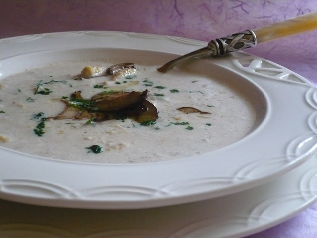 Passatelli in crema di porcini