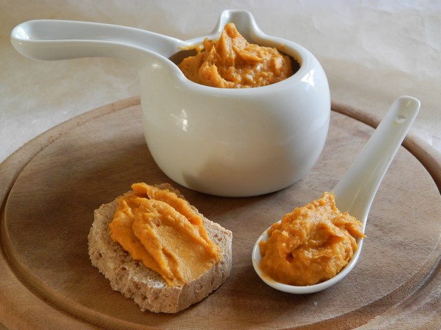 Hummus di zucca e ceci