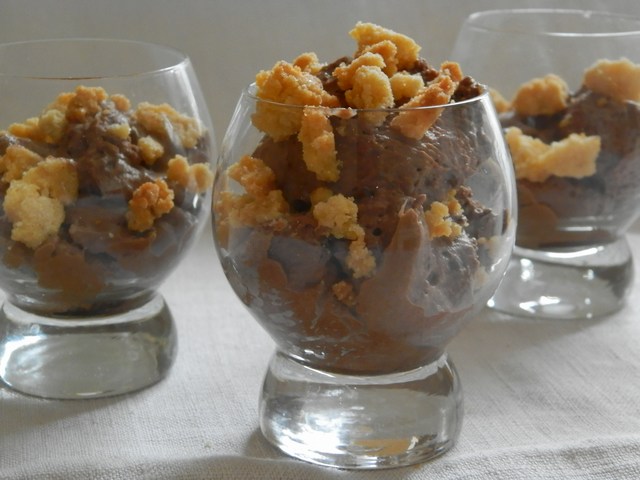 Mousse di cioccolato fondente