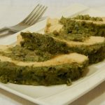 Petto di pollo al forno farcito ai broccoli