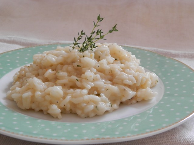 Risotto pecorino e timo