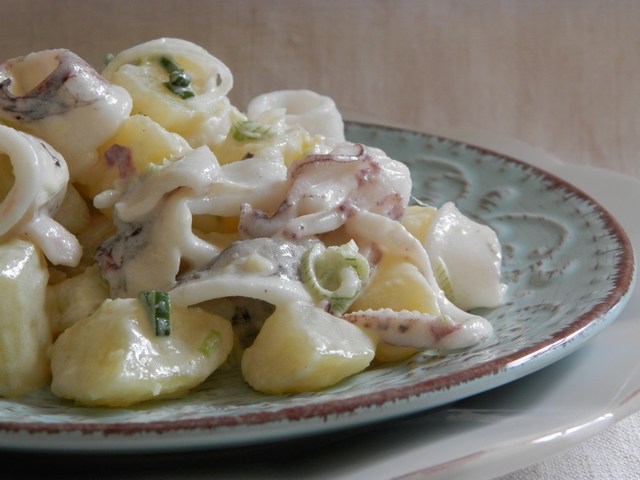 Insalata Di Patate E Calamari Al Limone Viaggiandoincucina