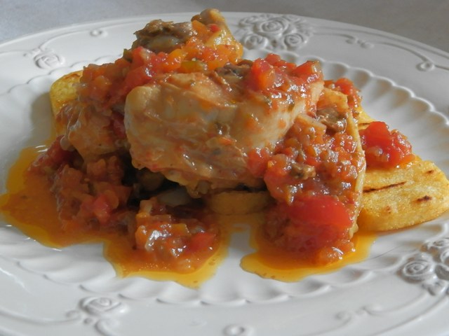 Pollo in umido al profumo di porcini