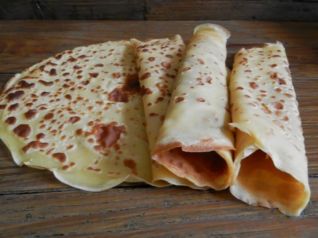 Crespelle con farina di ceci