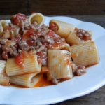 Mezze maniche con ragù senese