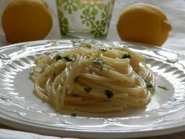 Spaghetti in salsa di limoni della Costiera