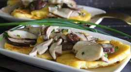 Crostoni di polenta ai porcini