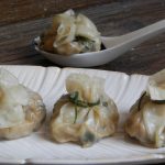Dim sum ripieni di spinaci e tofu