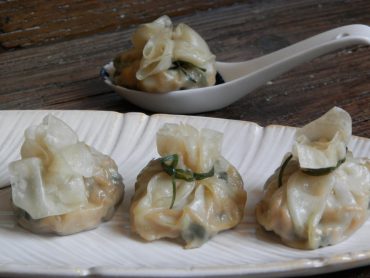 Dim sum ripieni di spinaci e tofu