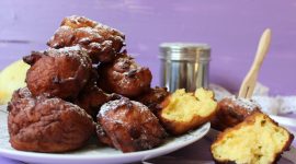 Frittelle di Carnevale alle patate profumate al limone