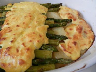 Asparagi gratinati alla ricotta