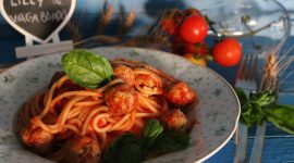 Spaghetti alle polpette di Lilly e Vagabondo