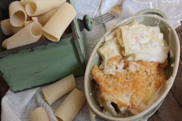 Paccheri al forno al doppio formaggio