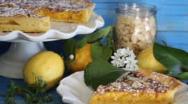 Crostata mandorle e limone