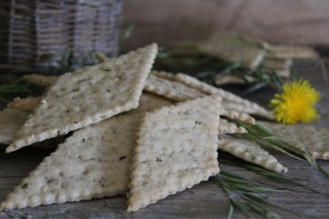 Cracker con semi di chia e farina di riso